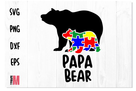 Autism Papa Bear SVG: A Thoughtful Design for Real Embroidery Projects