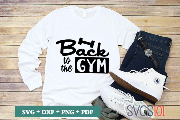 Back to the Gym SVG