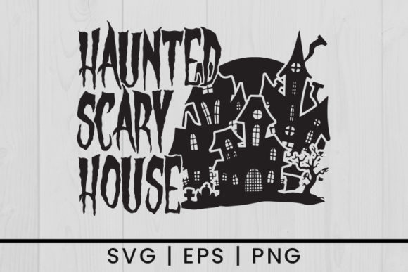 Halloween Haunted House Quotes SVG