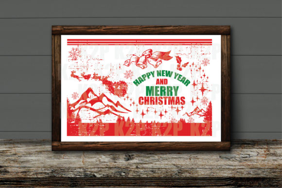 Happy New Year and Merry Christmas SVG