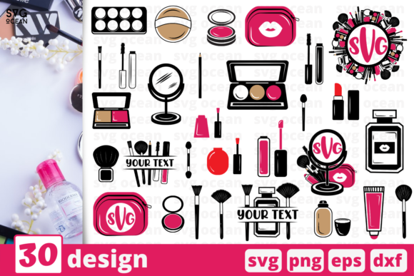 Makeup Tools SVG Bundle Review
