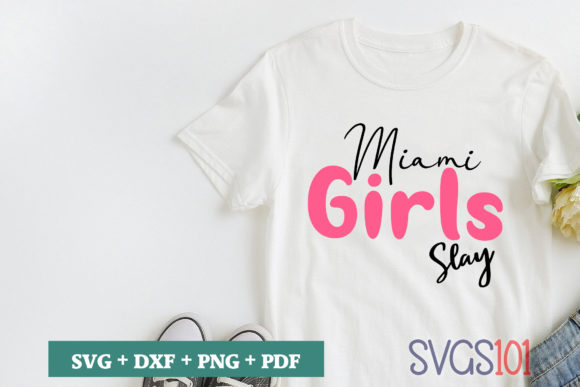 Miami Girls Slay SVG Artwork
