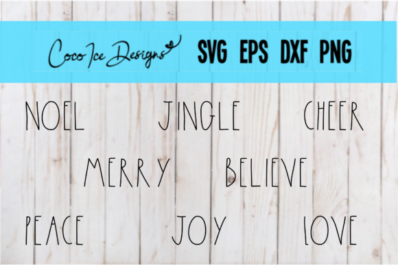 Rae Dunn Inspired Christmas Words SVG: A Designer’s Perspective