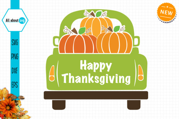 Thanksgiving Truck with Pumpkins SVG Review for Real Projects